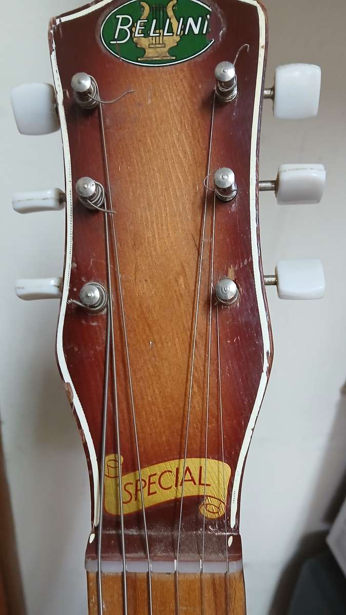 Bellini Special arch top acoustic Guitar 1950's to early 1960's made in Pinetown.