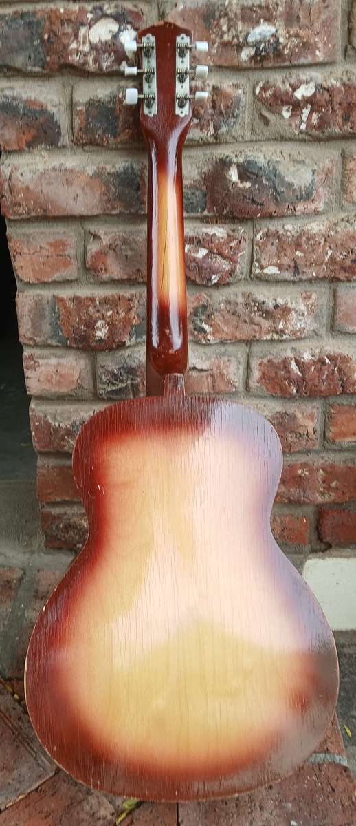 Bellini Special arch top acoustic Guitar 1950's to early 1960's made in Pinetown.