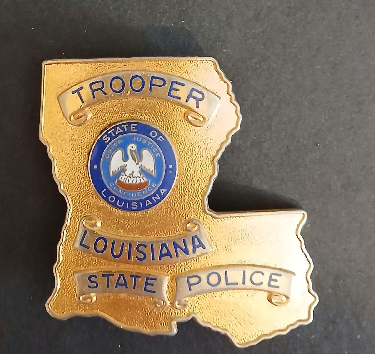 Louisiana State Police Breast Badge