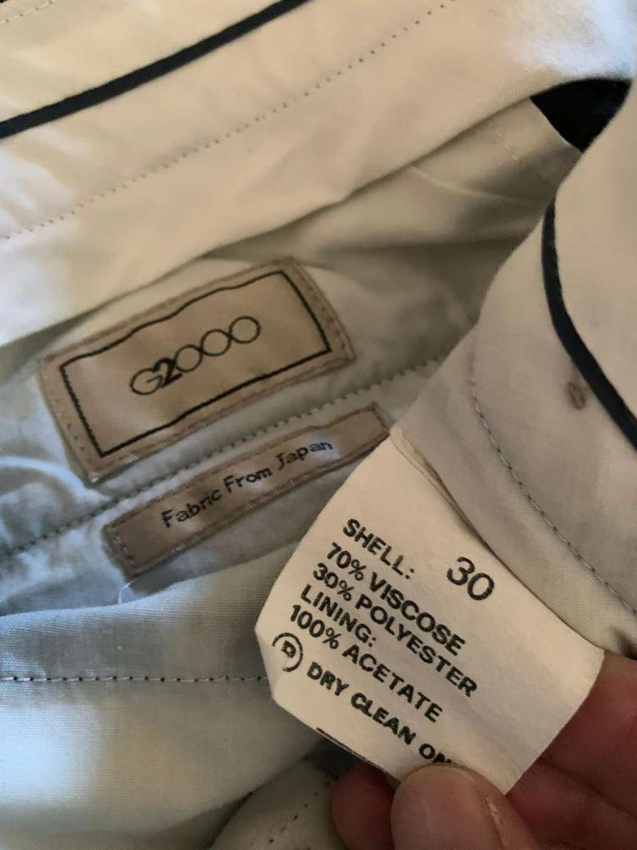 G2000 Mens 2-Piece Suit Fabric from Japan