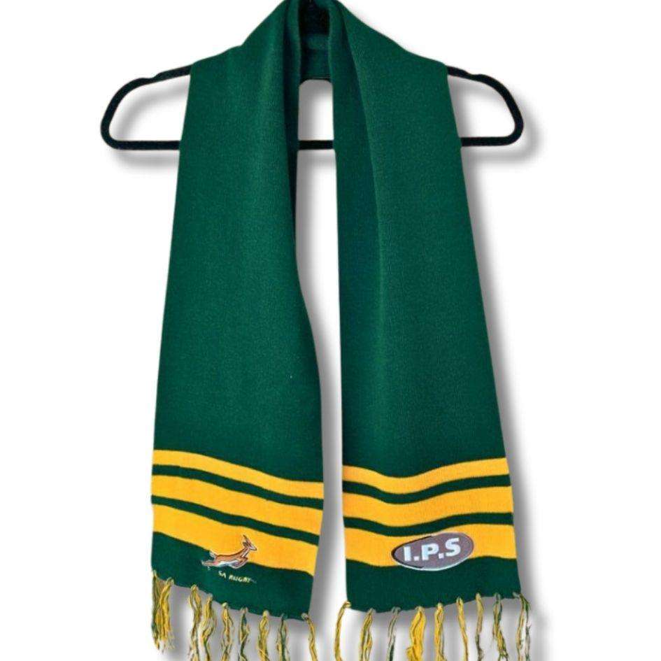 Authentic Springboks Rugby Scarf + Beanie Set Warm & Proud!