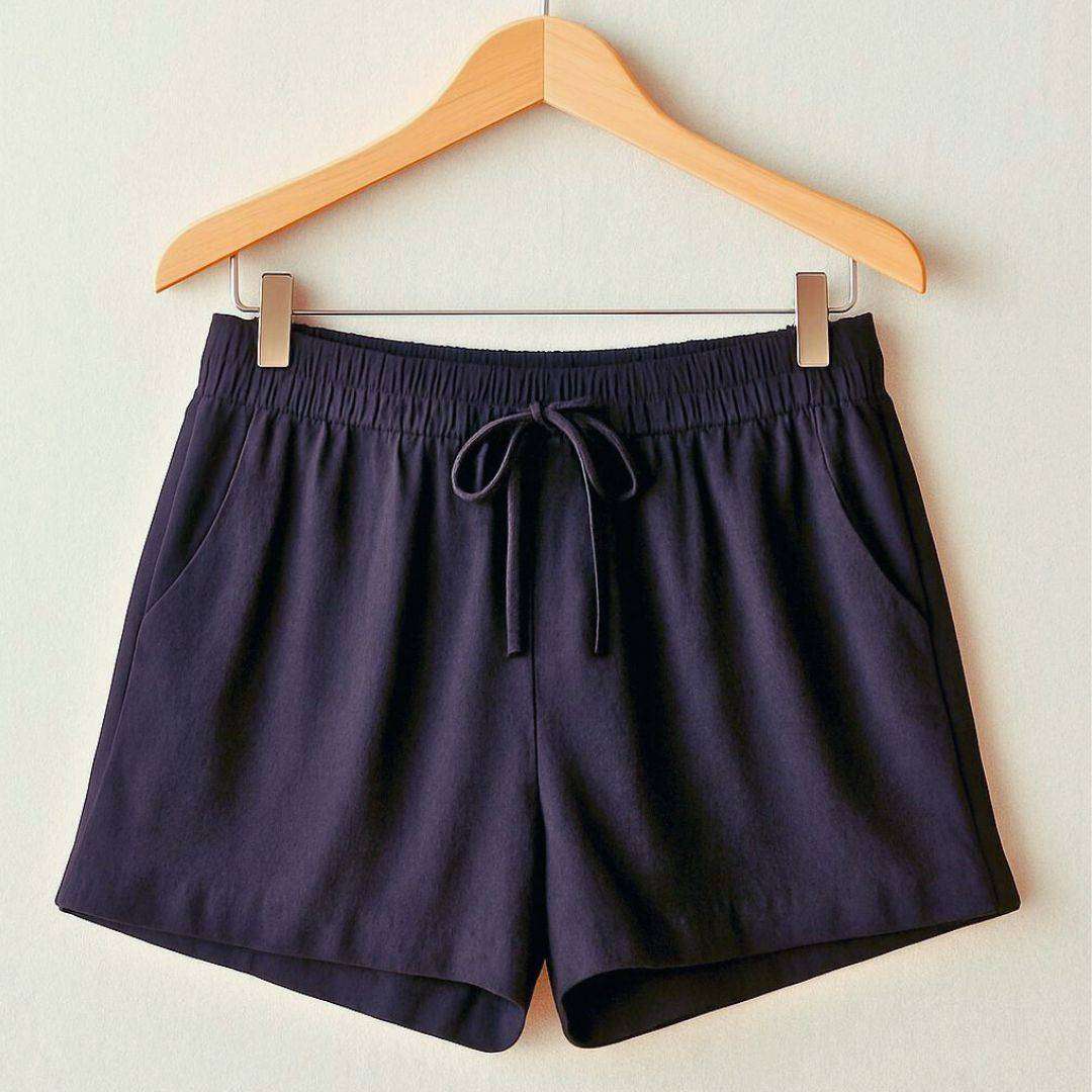 NET Fashion Ladies Shorts Black Size 38 100% Rayon