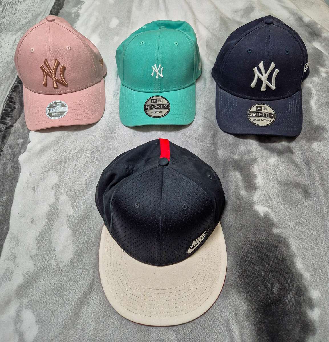 NY Baseball Caps (x4)