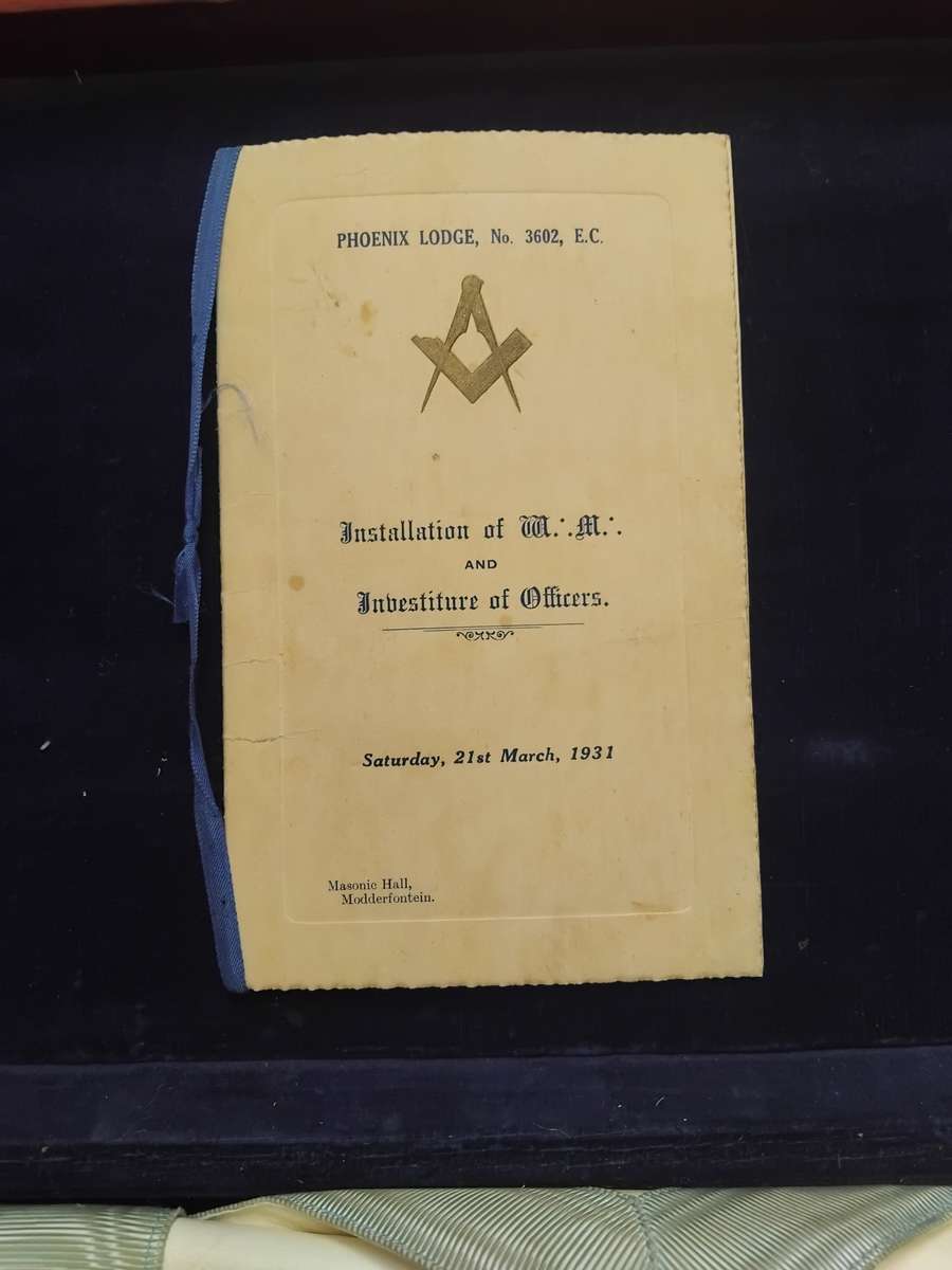 Masonic Paraphenalia - Complete Free Masons Appointment Collection