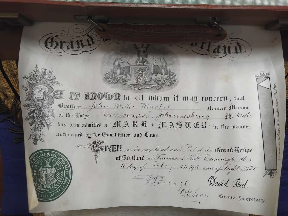 Masonic Paraphenalia - Complete Free Masons Appointment Collection