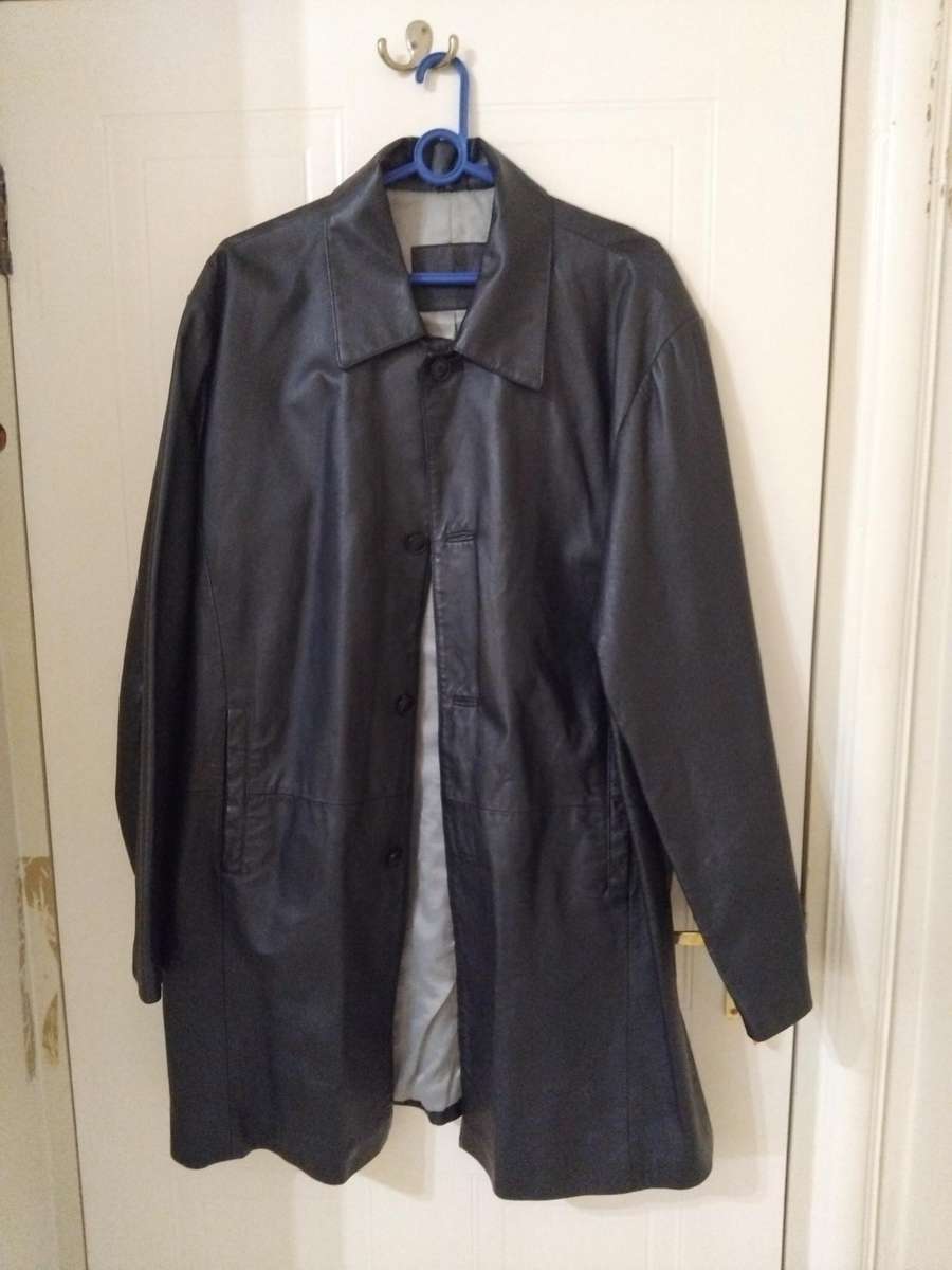 Woolworths Genuine Leather Trench Coat