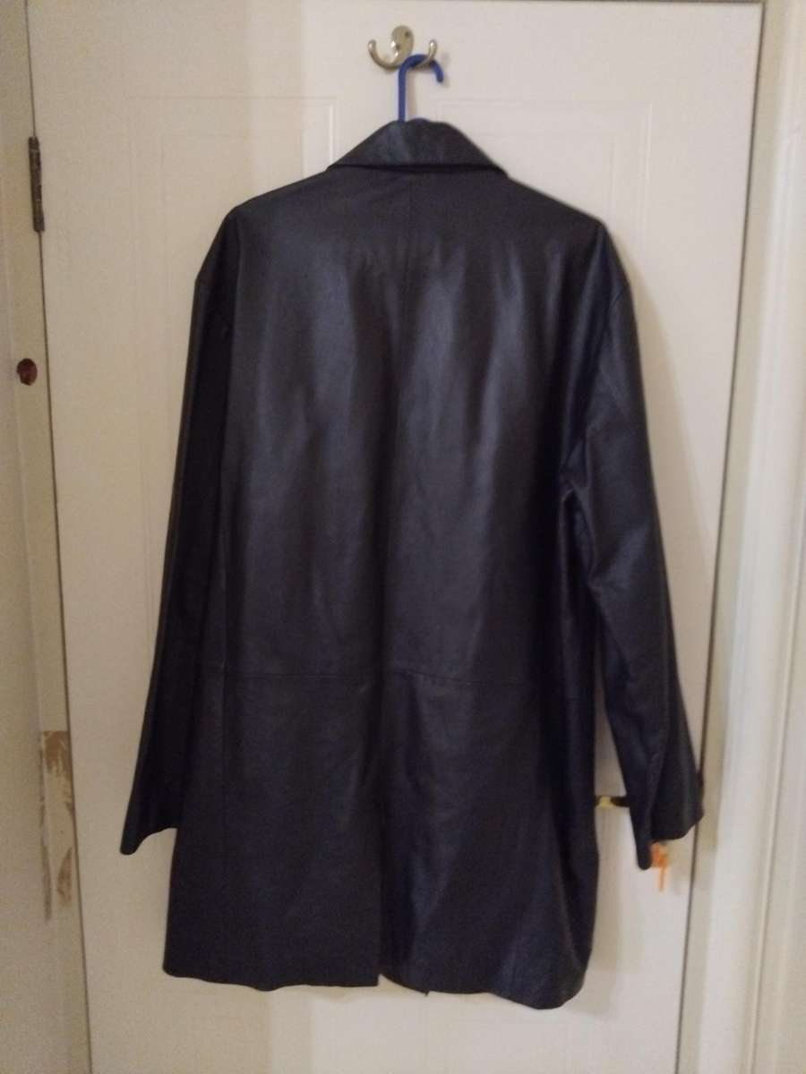 Woolworths Genuine Leather Trench Coat