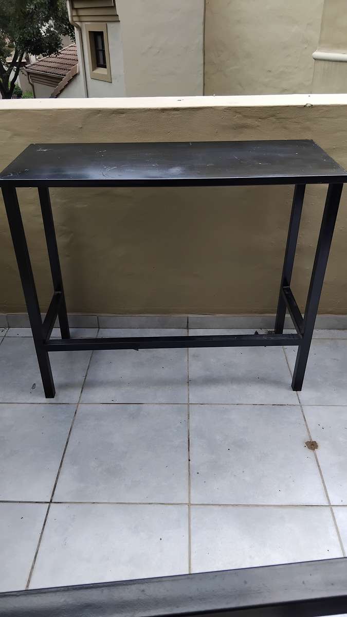 Multipurpose Black Galvanised Steel Table