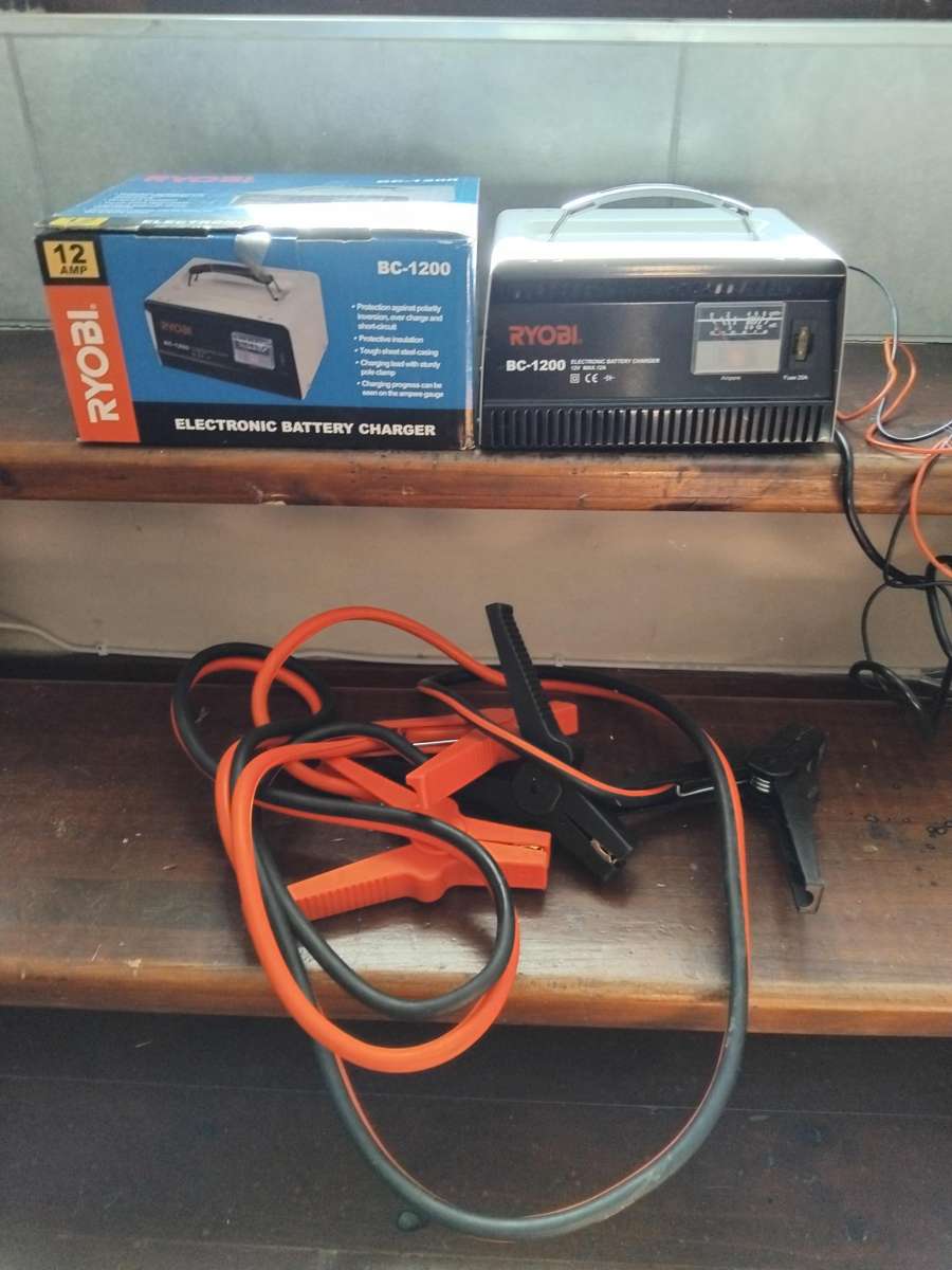 Ryobi Automotive Battery Charger (+ Freebie)