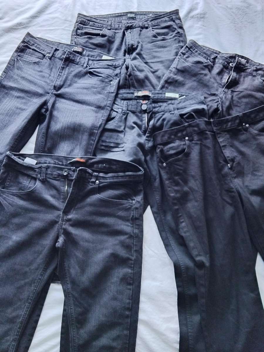 Designer J-Exchange Men's Black Jeans (x6)