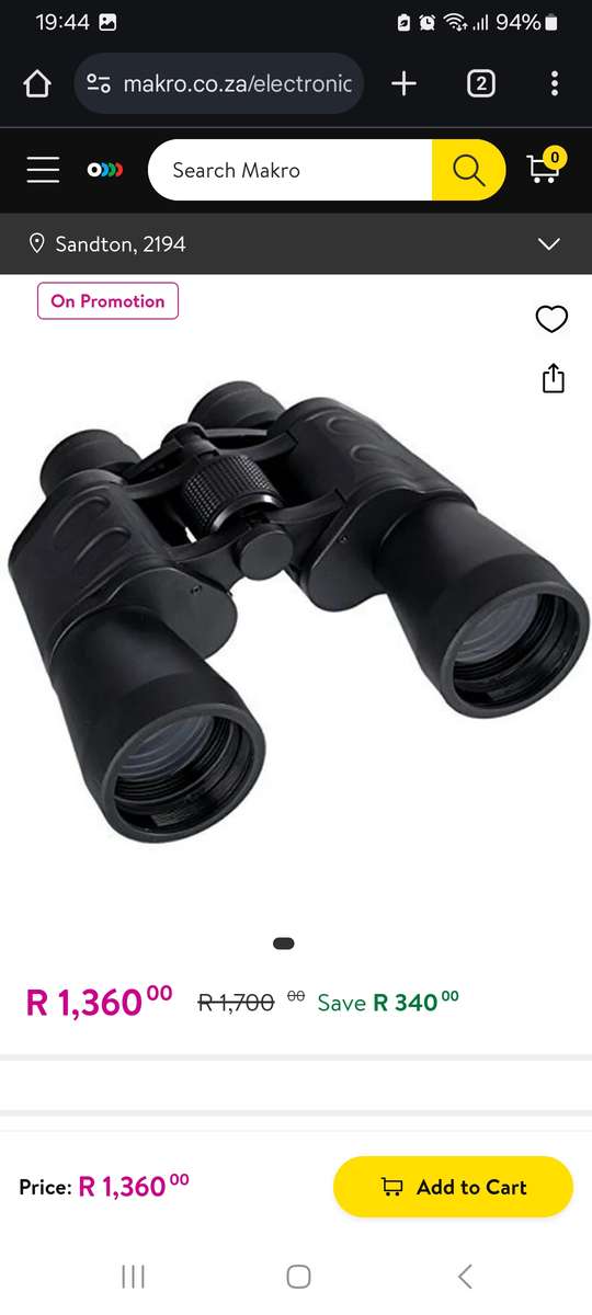 Comet Professional Binoculars
