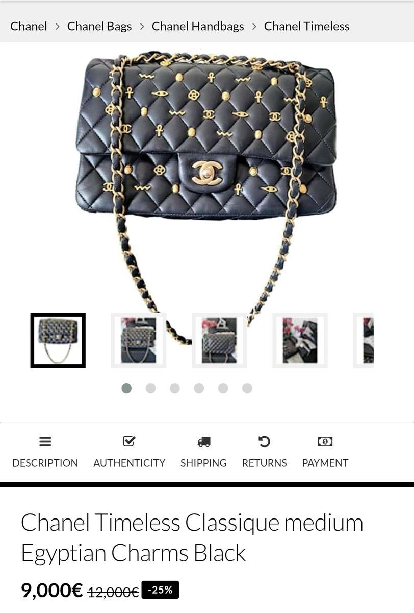 Chanel Egyptian Amulet Ladies Handbag
