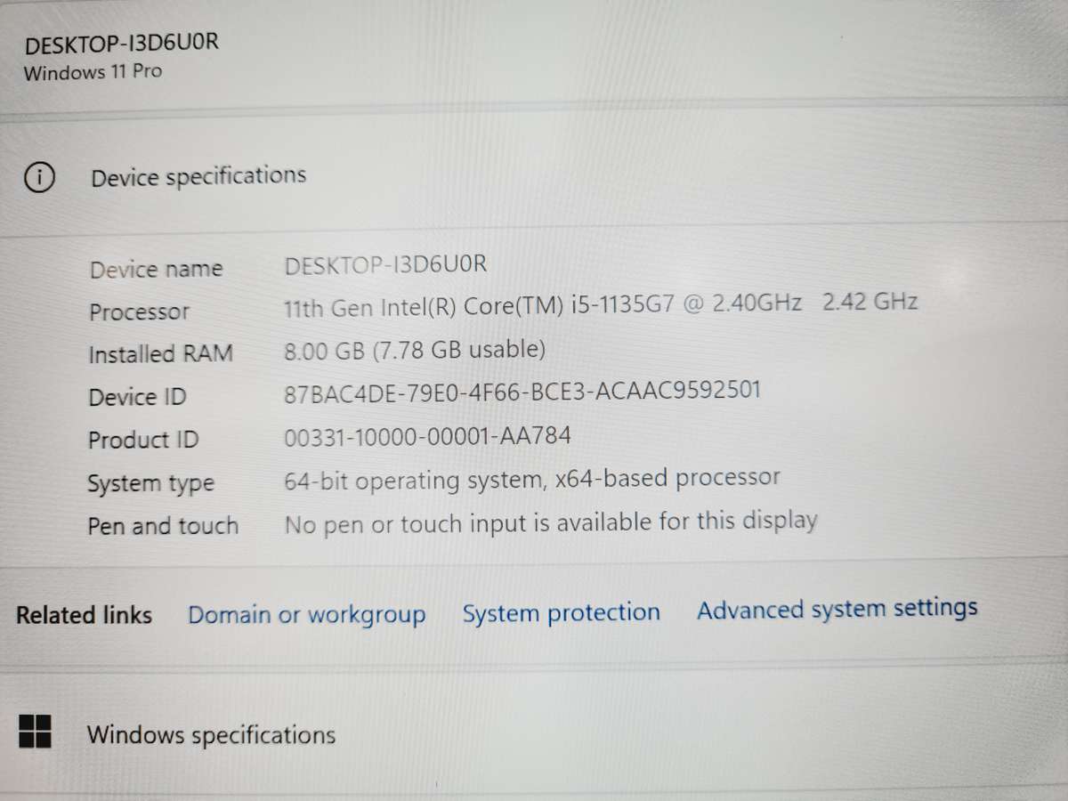 Acer Aspire 5 - i5 11th + 8gb + 256gb