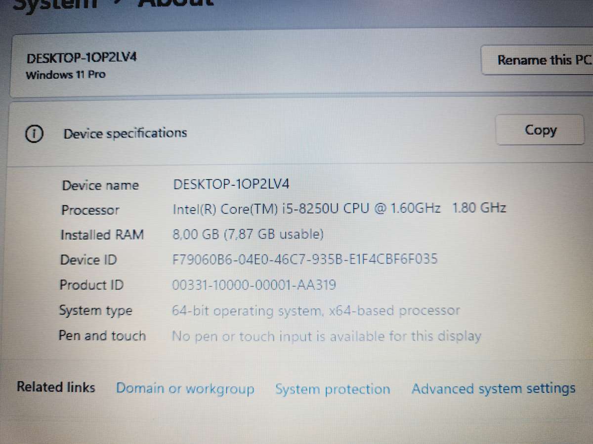 Lenovo Ideapad 130 - i5 8th gen - 8gb - 256gb