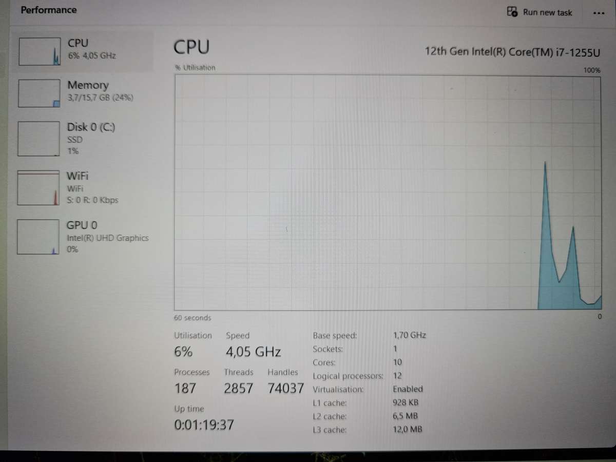 High Spec Thinkpad - i7 12th gen - 16gb - 512gb