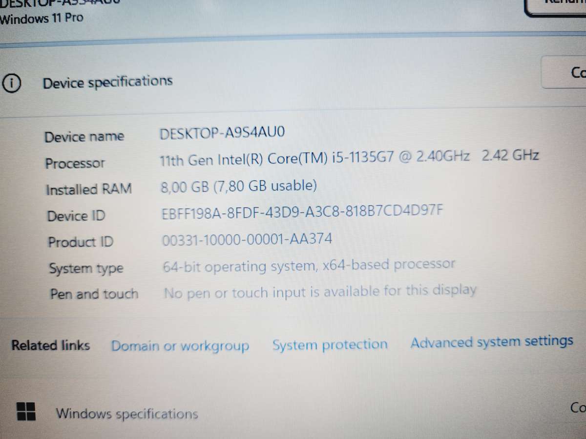 I5 11th gen ideapad 3 - 8gb - 512gb