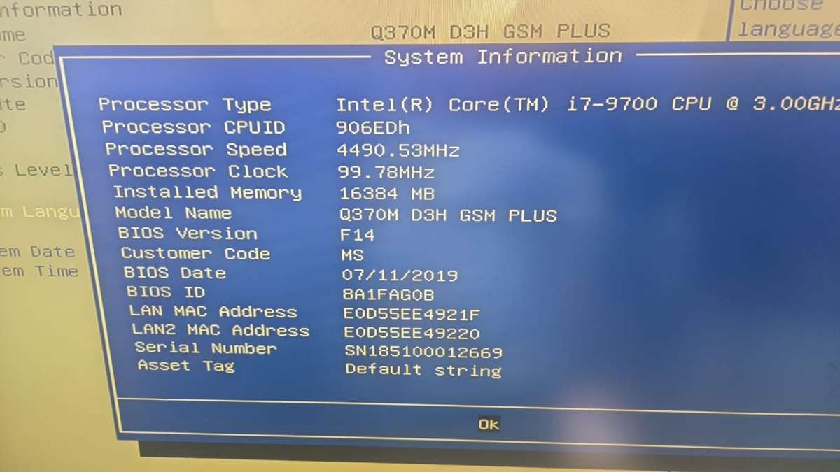 Gaming Upgrade Kit - i7 9th gen + 16gb + Q370 Mobo