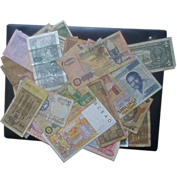 Butt Load Of Bank Notes- Plus Minus Fourty - Some Scarce Ones And Ones Very Good Condition