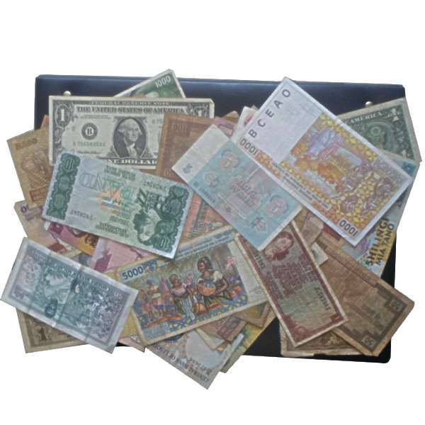 Butt Load Of Bank Notes- Plus Minus Fourty - Some Scarce Ones And Ones Very Good Condition