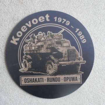 Koevoet Mouse Pad 1979-1989 - Oshakati - Rundu - Opuwa - Rubber