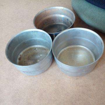 SADF Three Soup And Poeding Bowl With Military Marking - See Photo's