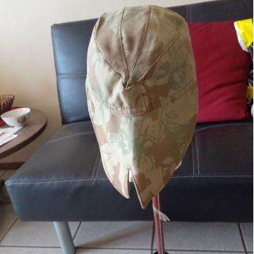 Old South Africa Camo Swallow Tail Cap - Selling As Is