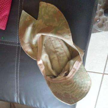 Old South Africa Camo Swallow Tail Cap - Selling As Is