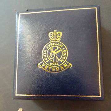SADF Veteren Badge - Gold Plated - In Box - See Photo's