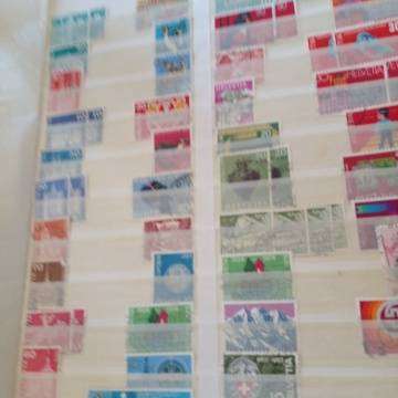 Stamp Stock Book Full Of Stamps