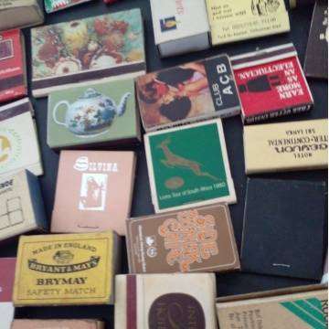 Vintage Collectable Match Boxes Mostly Full - Some Scarce Ones - See Photo's