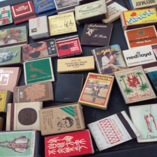 Vintage Collectable Match Boxes Mostly Full - Some Scarce Ones - See Photo's