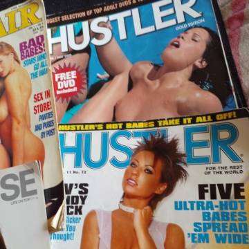 Four Vintage Adult Magazines