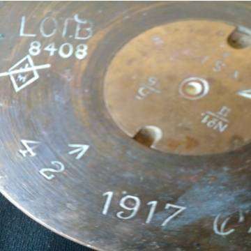 First World War 1917 Brass Shell - See Photo's For Description