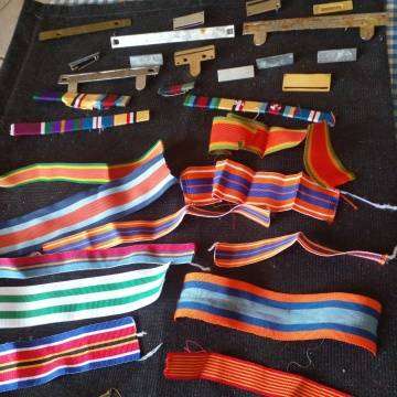 Medal Ribbon Mounting Bars And Plenty Scarce Medal Ribbons