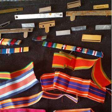 Medal Ribbon Mounting Bars And Plenty Scarce Medal Ribbons
