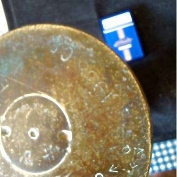 Second World War 25 Pounder Brass Shell