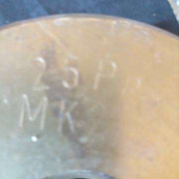 25 Pounder Brass Canon Shell - See Photo's - 29cm In Length