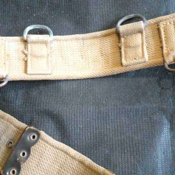 Rhodesian pattern 62 webbing belt. Extended length 109 cm