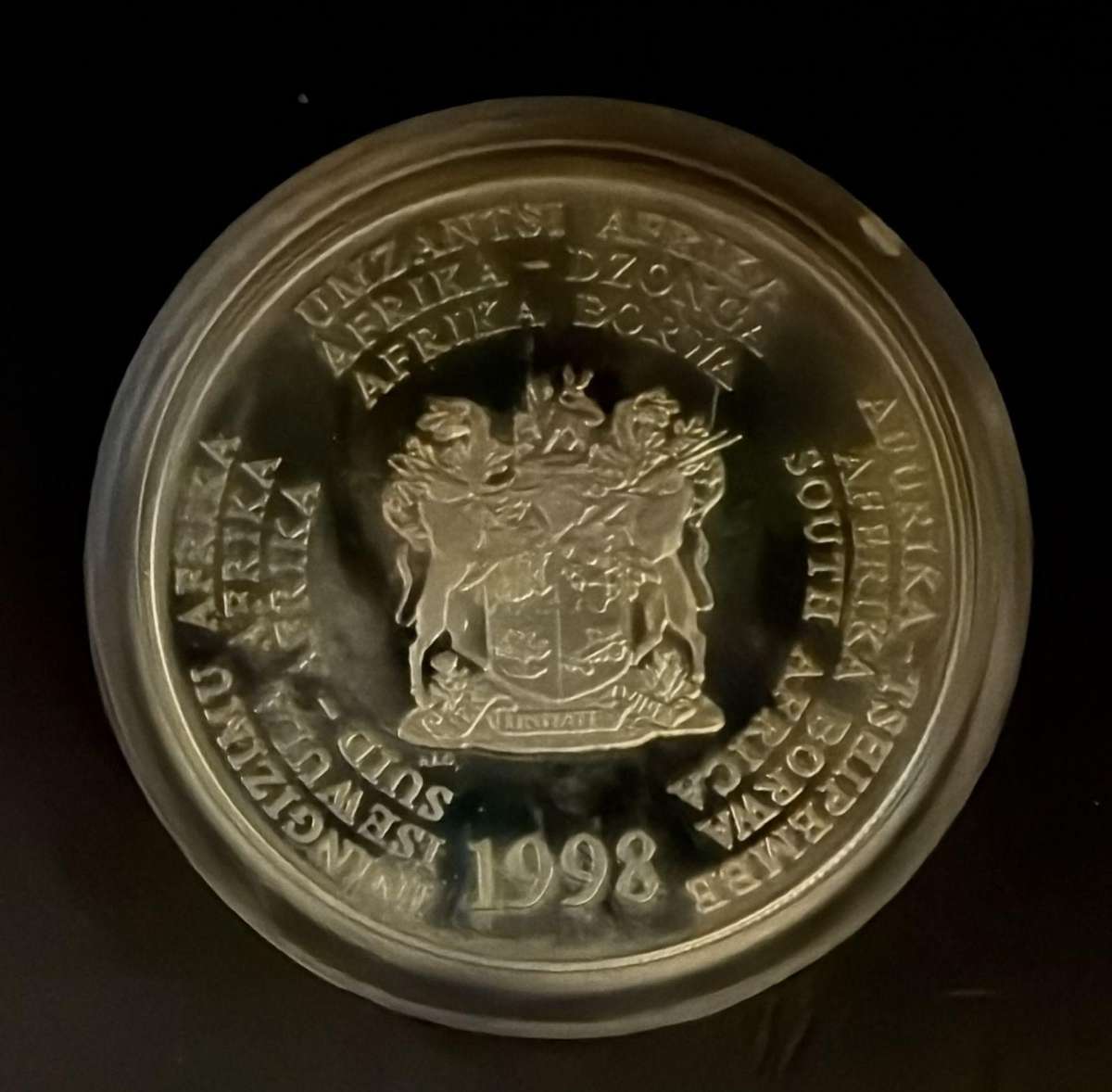 SILVER 1 OUNCE - Silver Proof R2 - Jackass Penguin - Mintage 2053