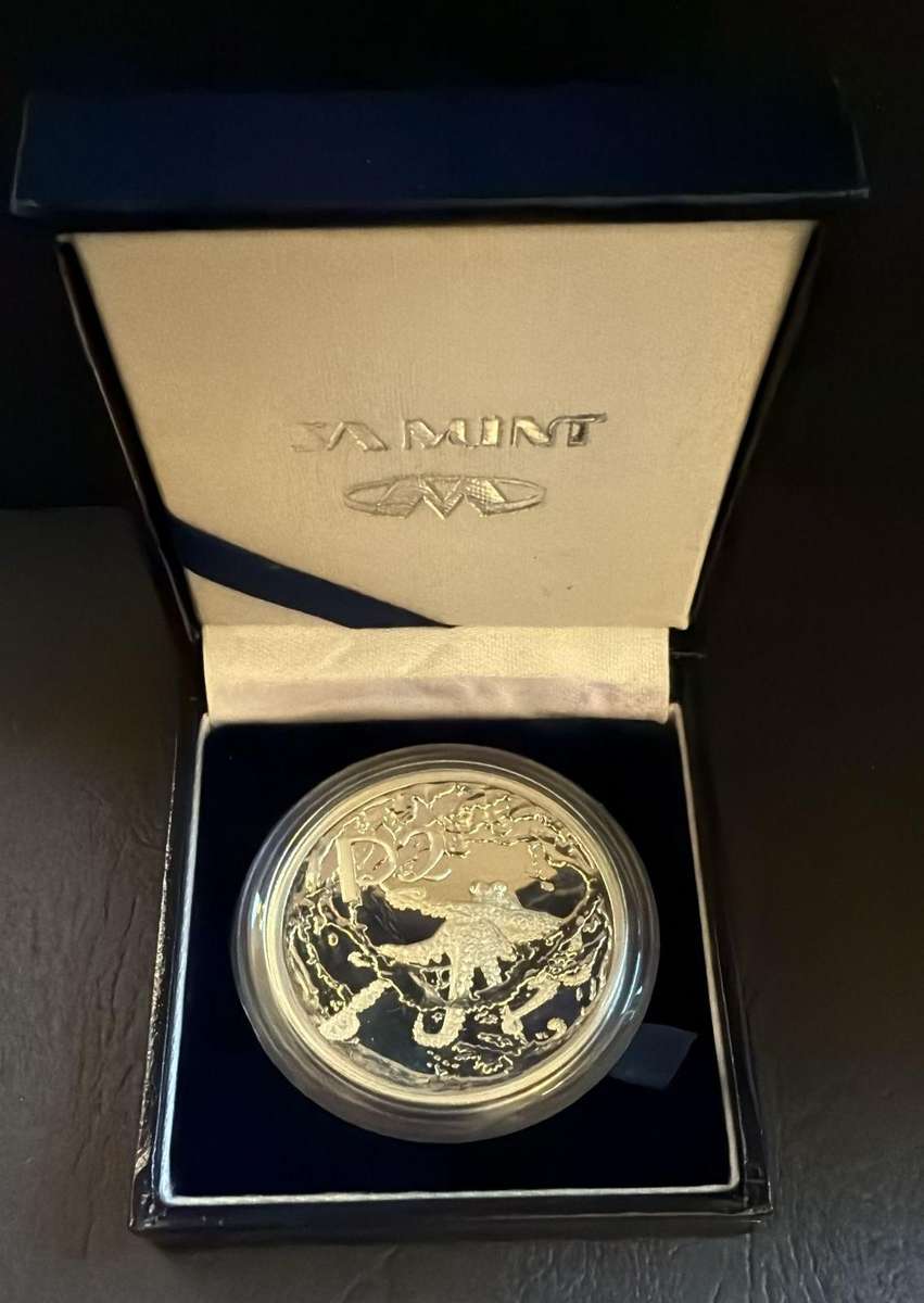 SILVER 1 OUNCE - Silver Proof R2 - The Common Octopus - Mintage 3344