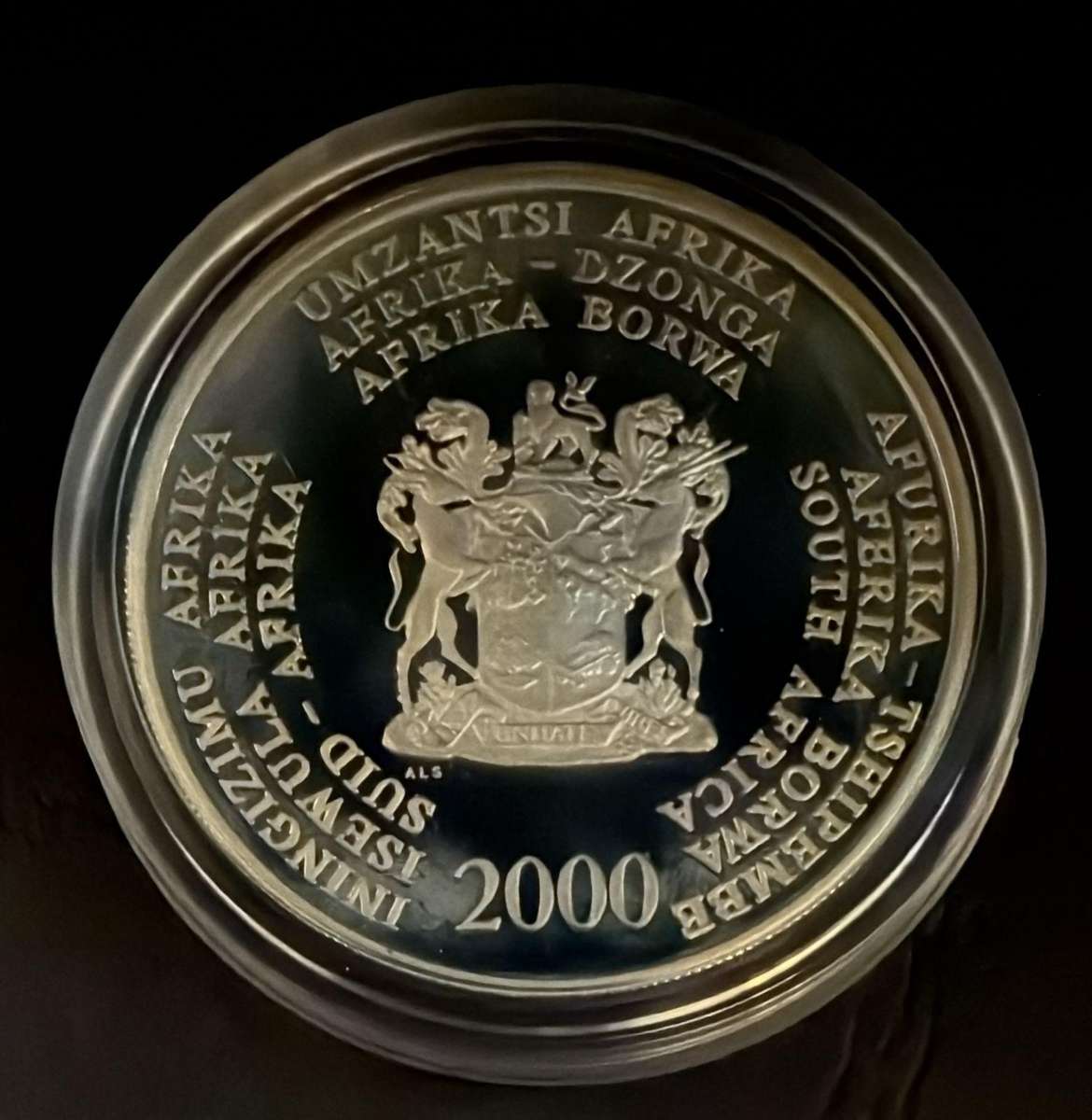 SILVER 1 OUNCE - Silver Proof R2 - The Common Octopus - Mintage 3344