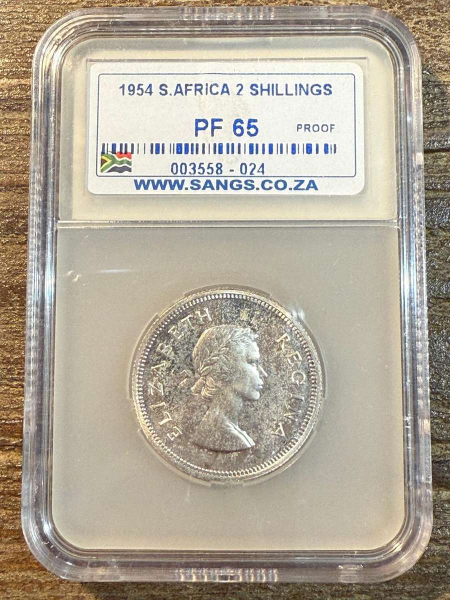 1954 2 Shilling *** SANGS - PF65