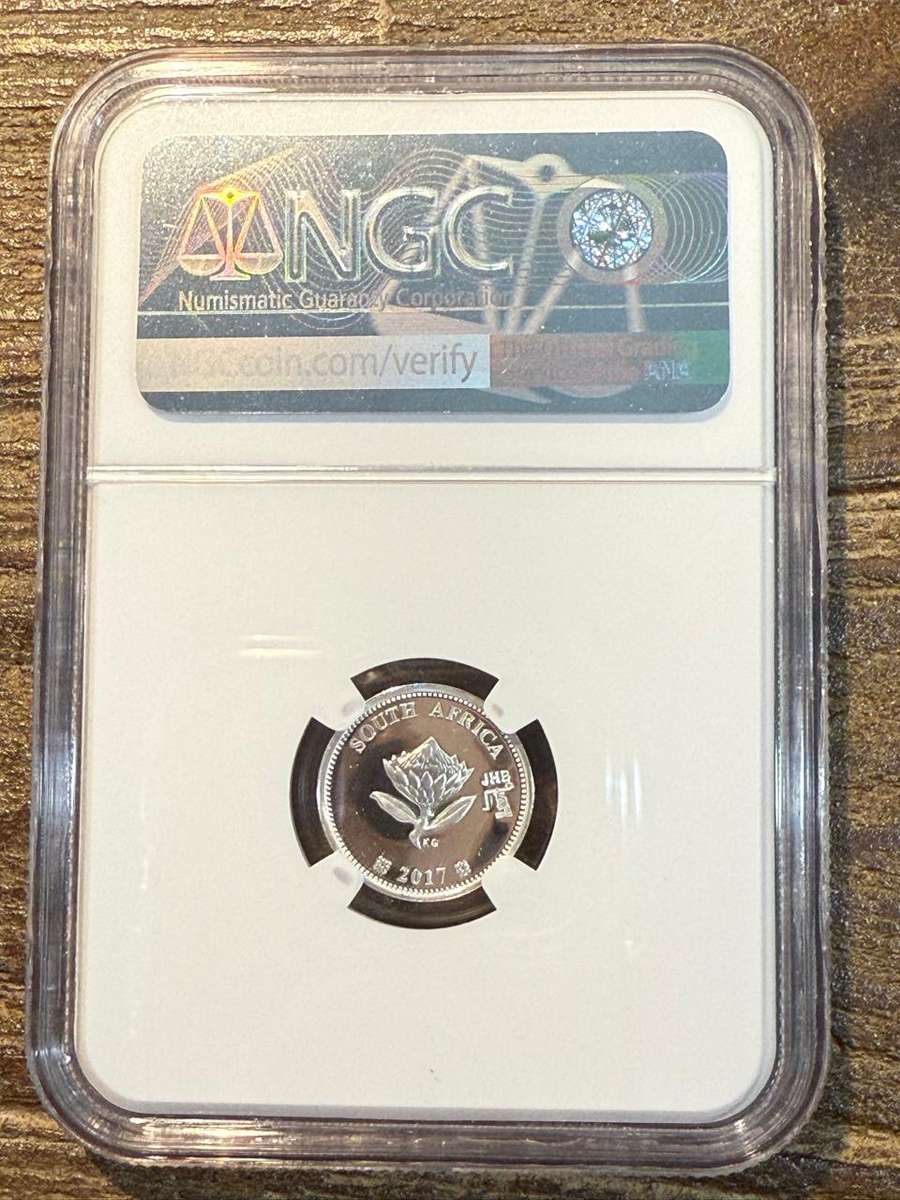 2017 Heart Transplant - Flypress JHB Coin Show *** Silver 2.5C - PF70 UC