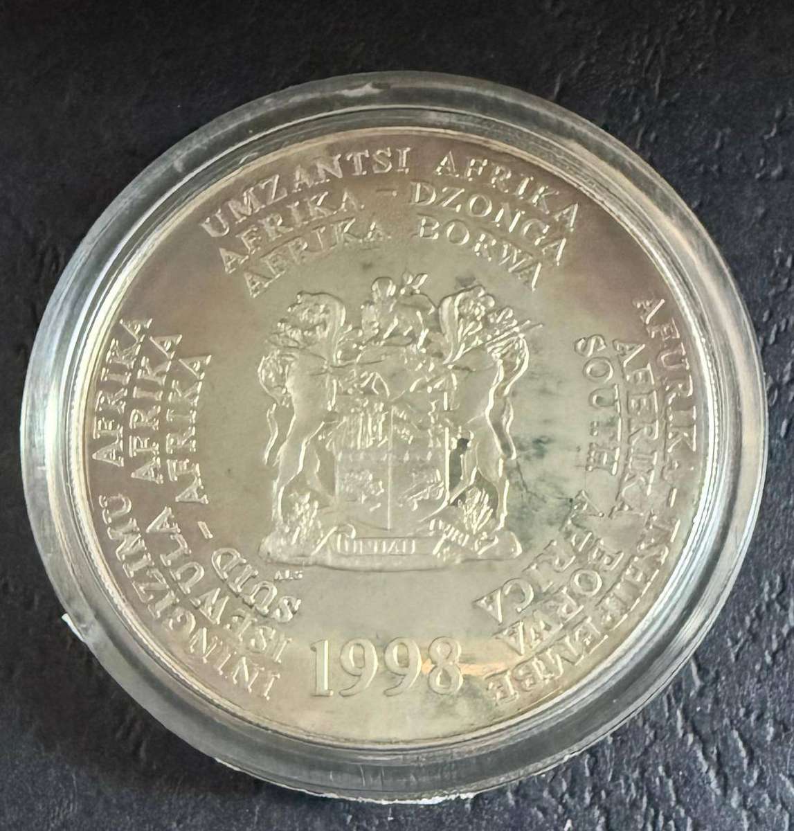 SILVER 1 OUNCE - Silver Proof R2 - Jackass Penguin - Mintage 2053 - with COA