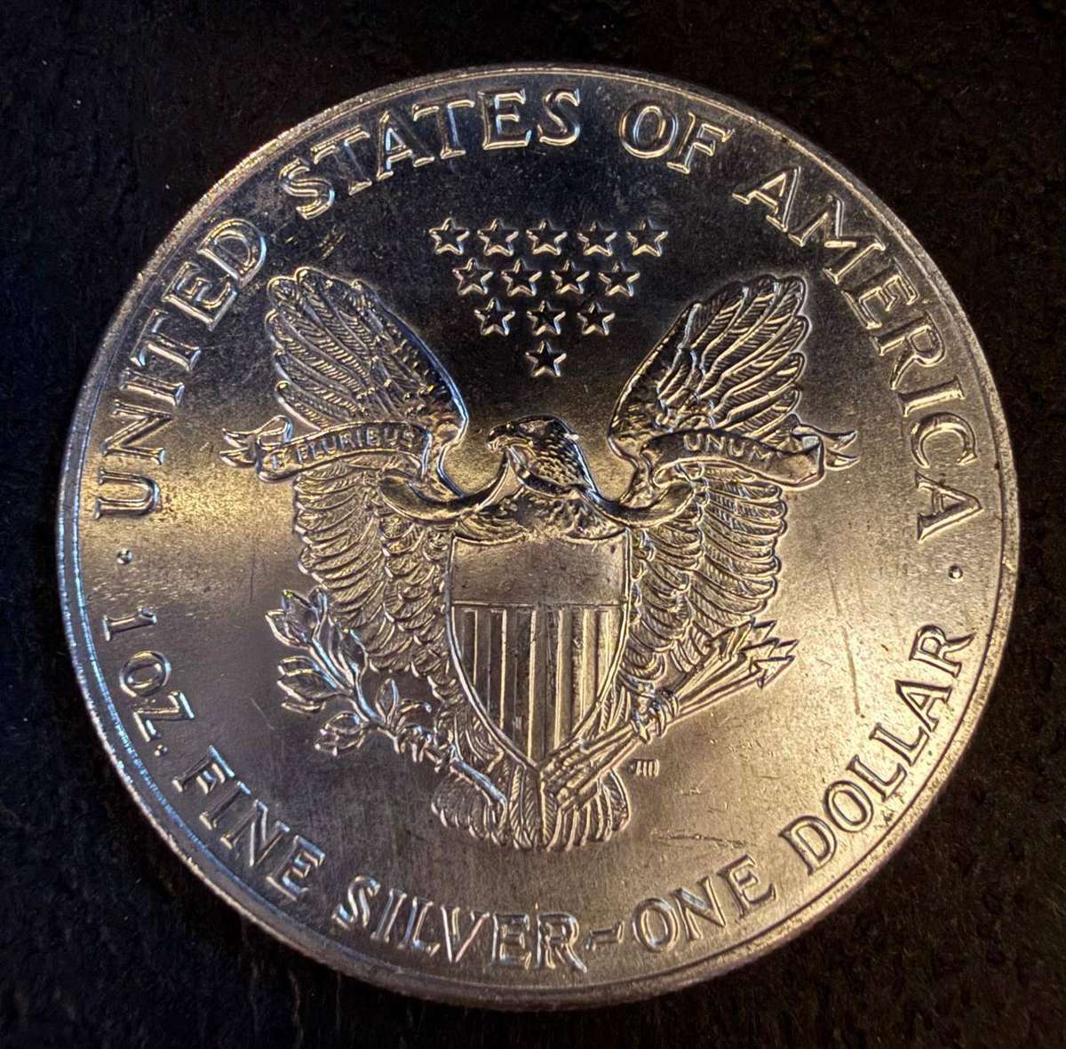 Silver Dollar 1 Ounce American 1987 Walking Liberty BALD EAGLE