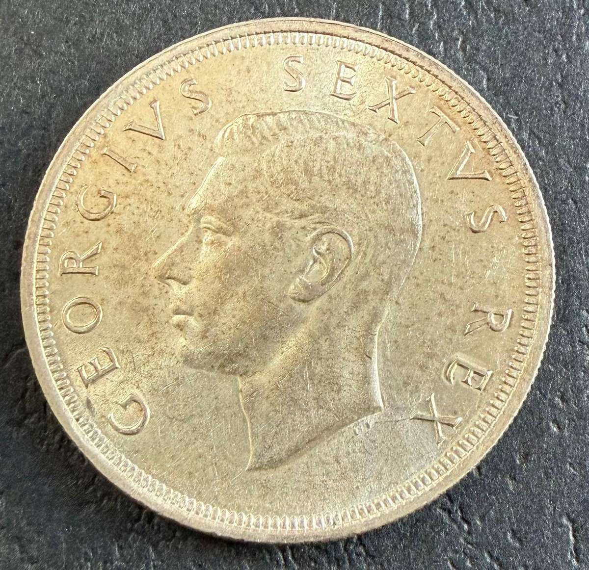 Silver 1950 Crown - 5 Shillings - George VI - very good condition