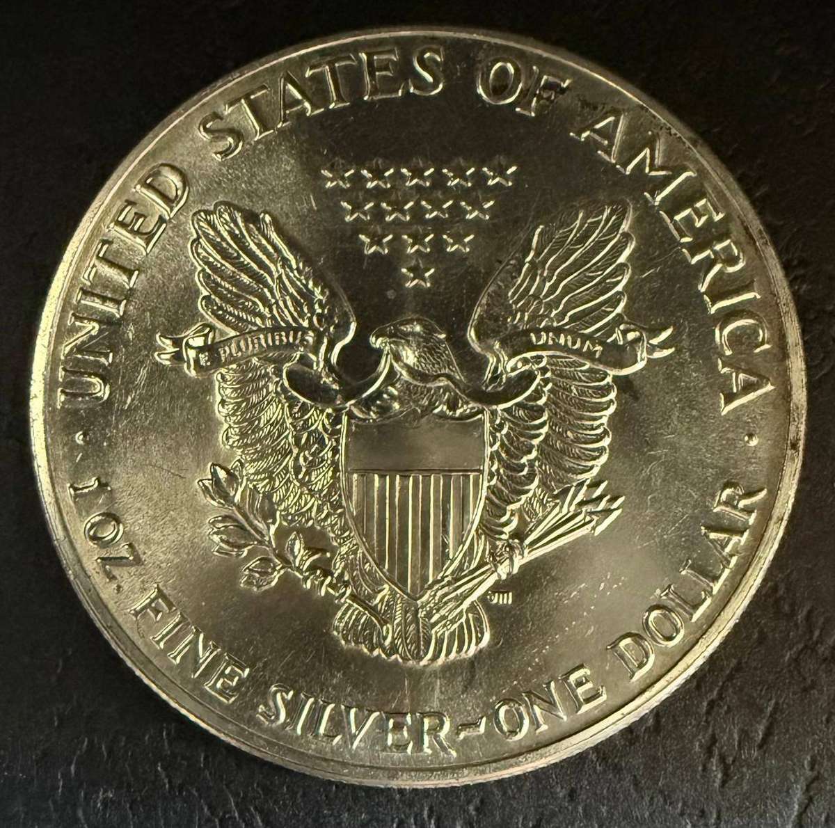 Silver Dollar 1 Ounce American 1987 Walking Liberty BALD EAGLE