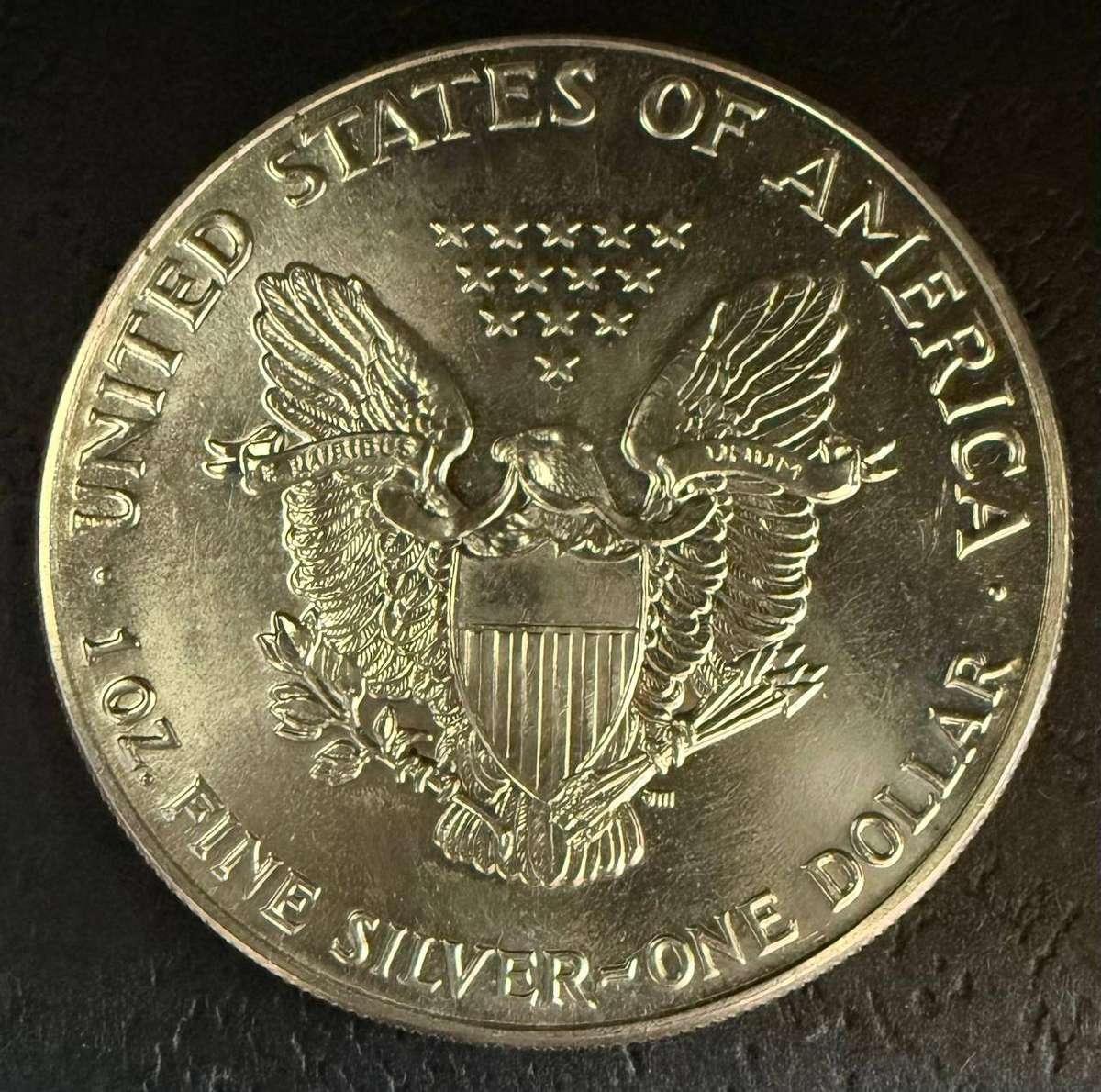 Silver Dollar 1 Ounce American 1987 Walking Liberty BALD EAGLE