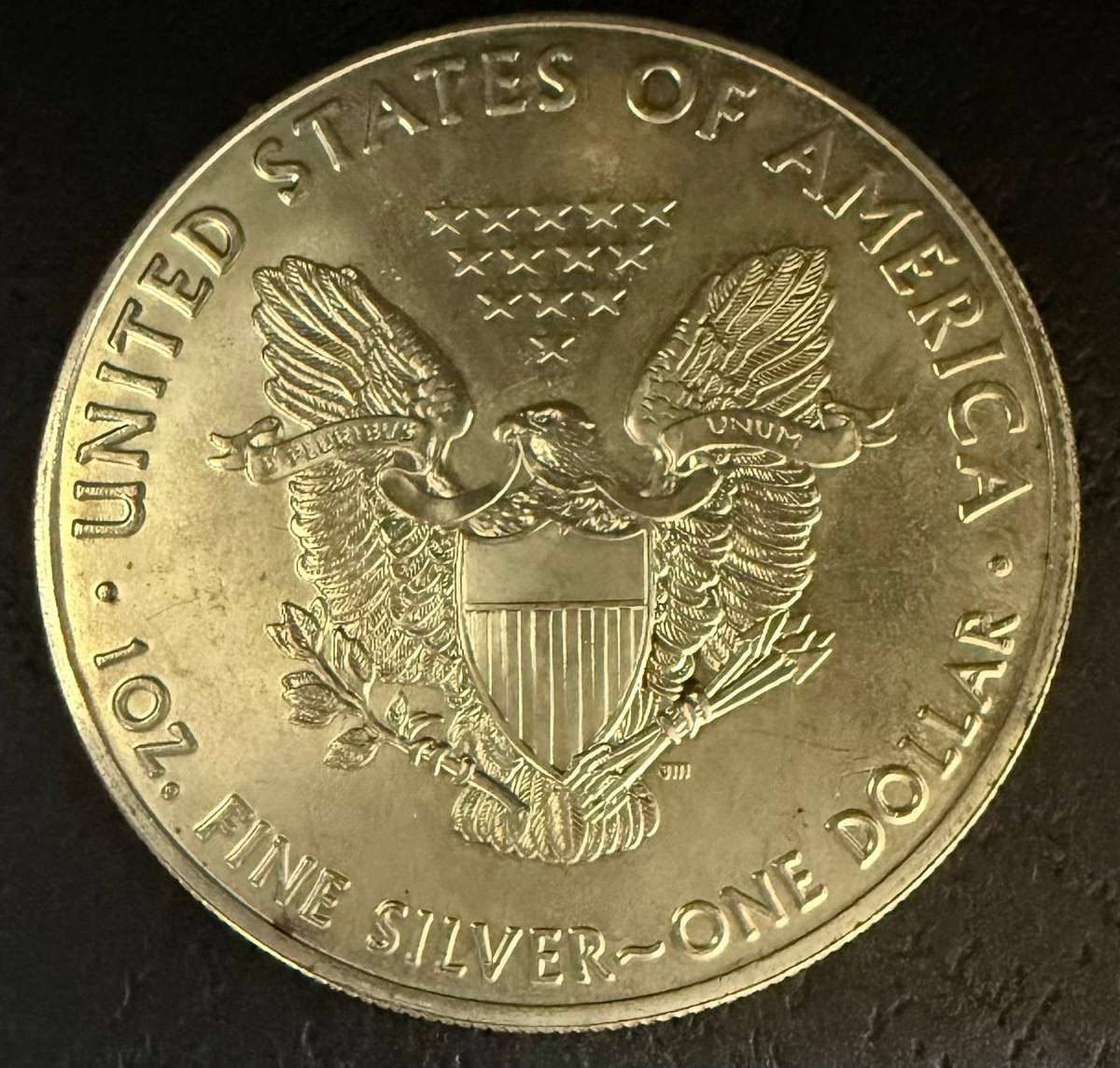 Silver Dollar 1 Ounce American 1987 Walking Liberty BALD EAGLE