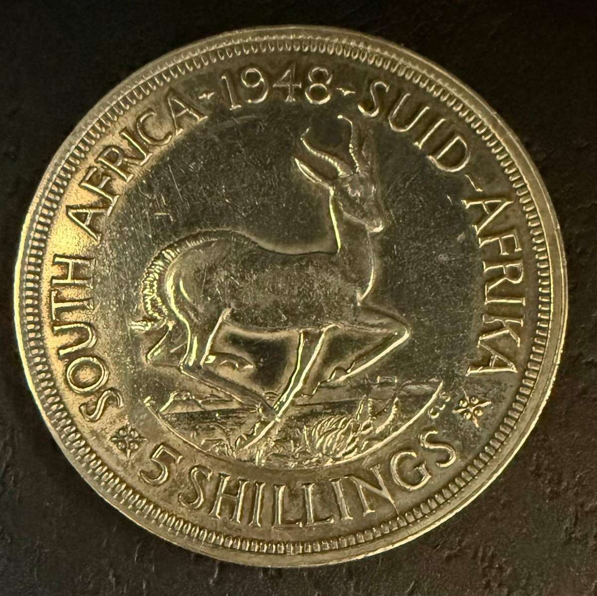 Silver 1948 Crown - 5 Shillings - George VI